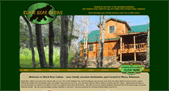 Desktop Screenshot of blackbearcabinsmena.com